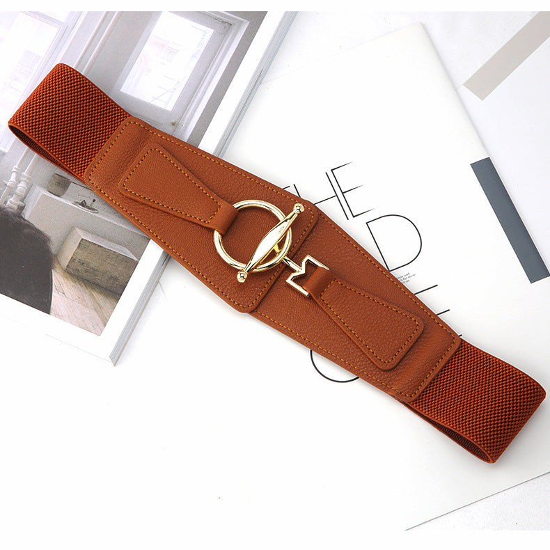 Whoelsale Elastic PU Coat Waist Cover
